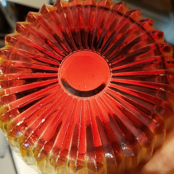 Adorable Art Deco glass powder dish with Lipstick holder - Picture 8 of 10